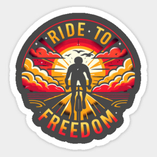 Ride to Freedom, Road Bicycle Magnet