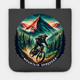 Mountain Shredder, Bicycle Rider Tote