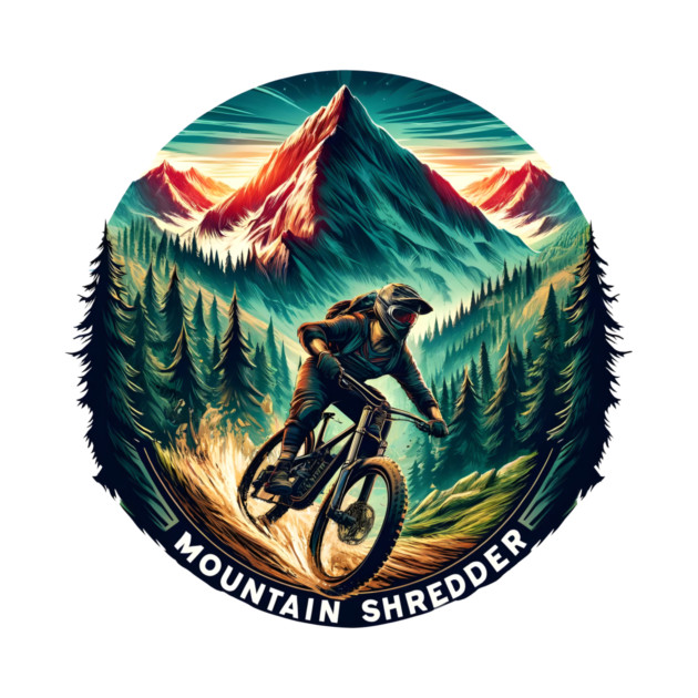 Mountain Shredder, Bicycle Rider by Vinokurio