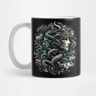 Mystical Serpent Spirit – Fantasy Ethereal Artwork Graphic Mug