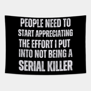 Serial Killer Tapestry