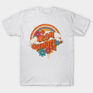Retro Rainbow - Iron Maiden T-Shirt