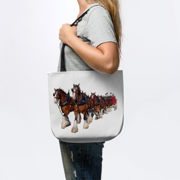 Clydesdale Eight Horse Hitch by Lakeric