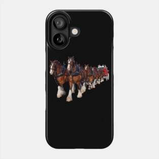 Clydesdale Eight Horse Hitch Phone Case