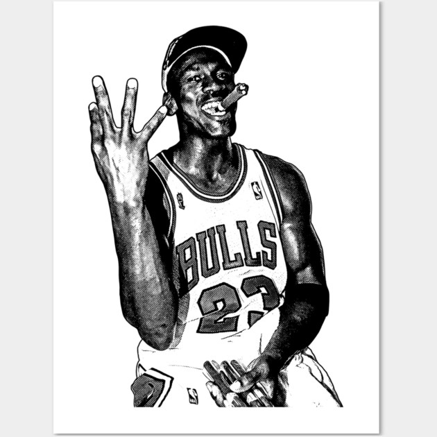 Cool Michael Jordan Logo Cigar Champs Michael Jordan // Drawing