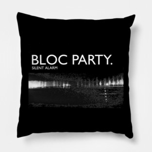 Bloc Party - Silent Alarm - Black Deconstructed Pillow