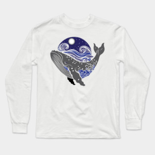 The Mighty Whale of the Sea Long Sleeve T-Shirt