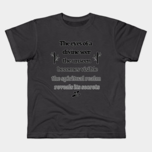 Divine Feminine Seer Spiritual Magick Kids T-Shirt