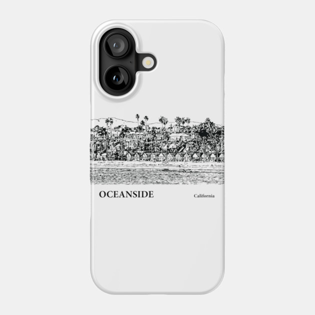 Oceanside California Phone Case by Lakeric
