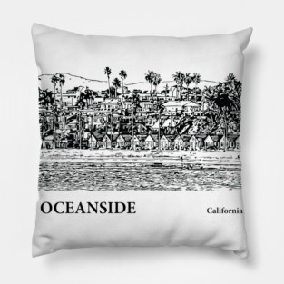 Oceanside California Pillow