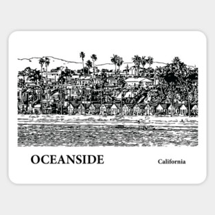 Oceanside California Sticker