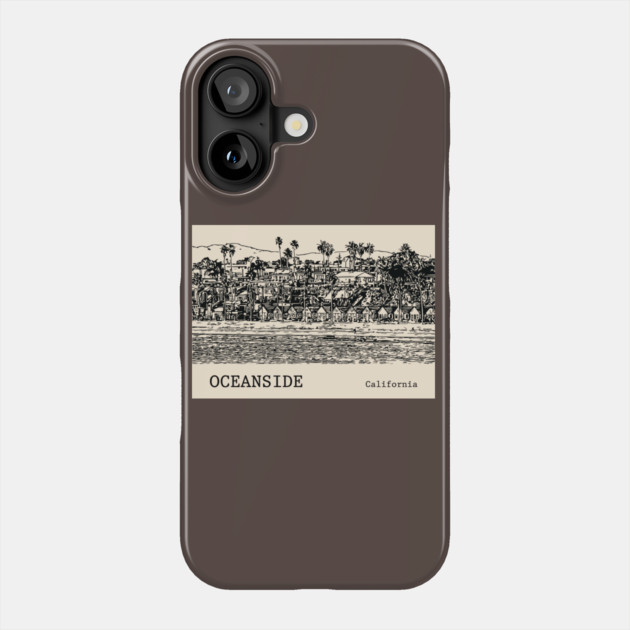 Oceanside California Phone Case by Lakeric