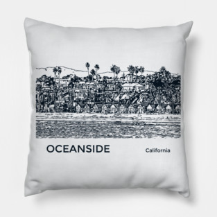 Oceanside California Pillow