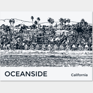 Oceanside California Posters and Art