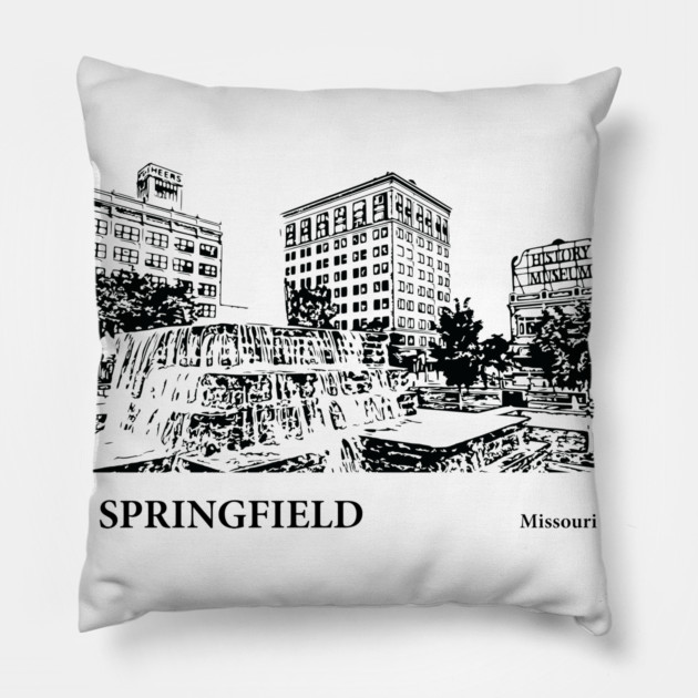 Springfield Missouri Pillow by Lakeric