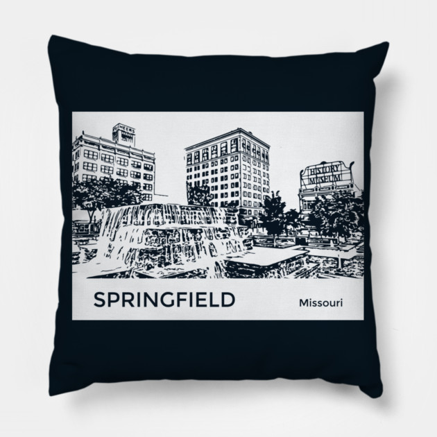Springfield Missouri Pillow by Lakeric
