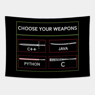 Funny Computer Coding Programmer Programming Languages Tapestry