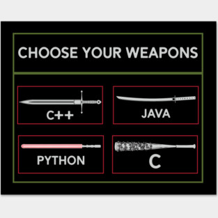 Funny Computer Coding Programmer Programming Languages Posters and Art