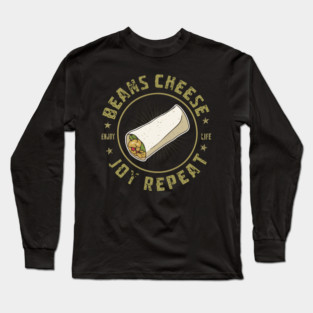 Burrito Mexican Food Lover Gift Long Sleeve T-Shirt