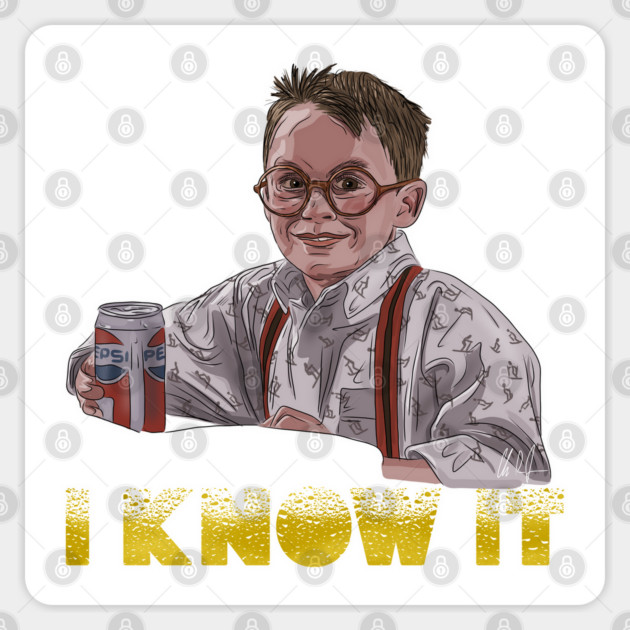 Home Alone: Fuller knows it Sticker by 51Deesigns