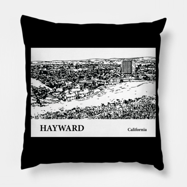 Hayward California Pillow by Lakeric