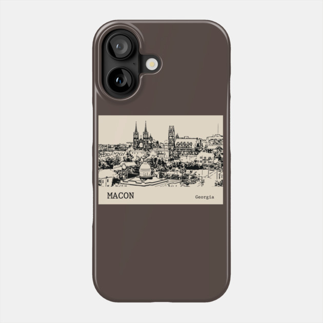 Macon Georgia Phone Case by Lakeric