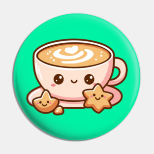 Cappuccino and biscuit Pin