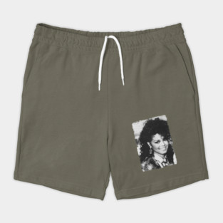 Retro Janet Jackson portrait Shorts