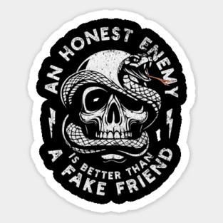 Skull Of Wisdom - Honest Enemies Magnet
