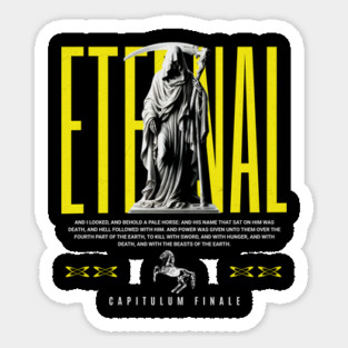 Grim Reaper Statue - Capitulum Finale Sticker