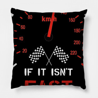 drag racing Pillow