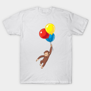 Curious George Fly With Bubble T-Shirt