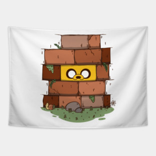 Adventure Time - Another Brick On The Wall Tapestry