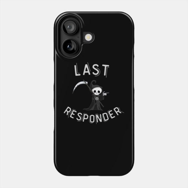 Grim Reaper, Funny Dark Humor Phone Case by MakerMind8.2