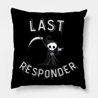 Grim Reaper, Funny Dark Humor Pillow