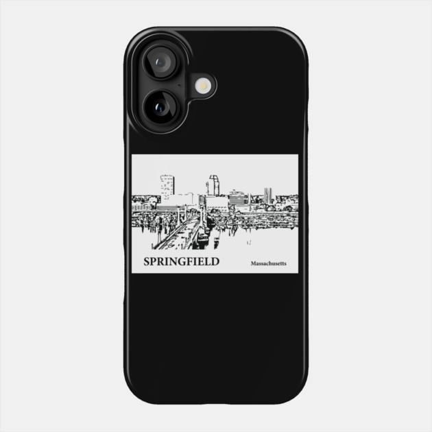 Springfield Massachusetts Phone Case by Lakeric