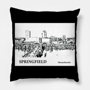 Springfield Massachusetts Pillow