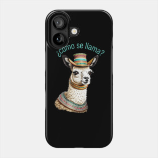 ¿cómo se llama? llama pun Phone Case