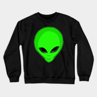 Alien head Crewneck Sweatshirt