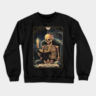 Funny Tarot Card : The Reader Crewneck Sweatshirt