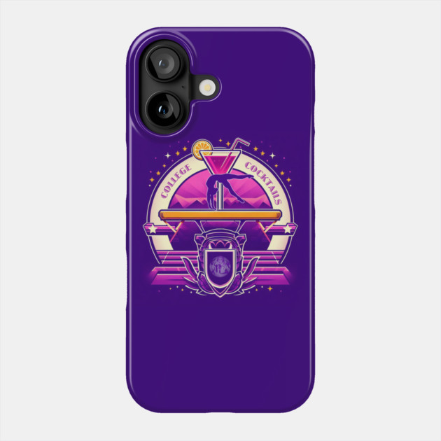 College & Cocktails Phone Case by GymCastic