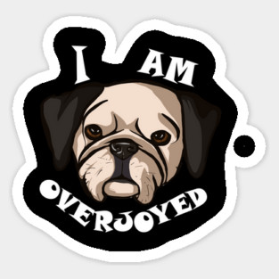 Overjoyed Sticker