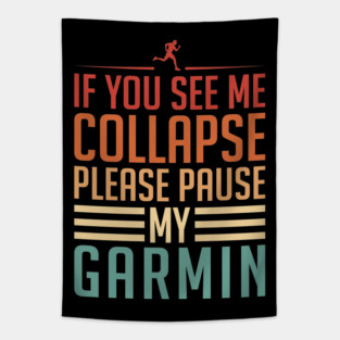 If You See Me Collapse Please Pause My Garmin Tapestry