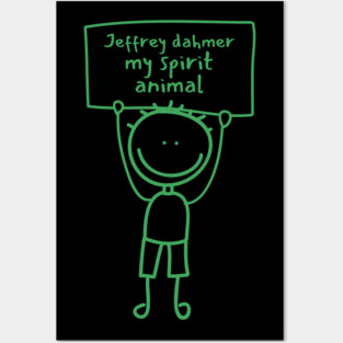 Jeffrey dahmer (funny design) Posters and Art