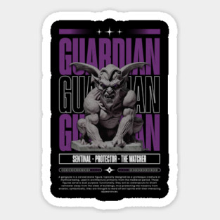 Gargoyle Guardian Magnet