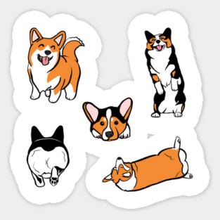 Corgi Love Sticker