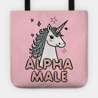 Alpha Male Quirky Unicorn Tote