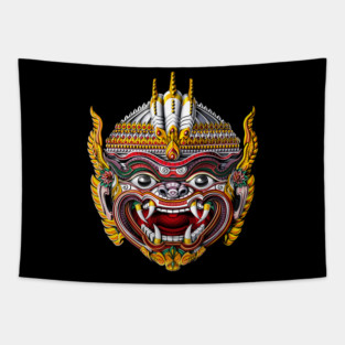 Cambodian Khmer Hanuman Dancer Tapestry