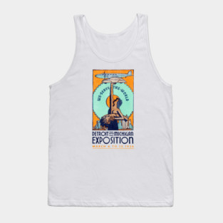 1936 Detroit Michigan Exposition Tank Top
