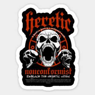 Heretic Skull Magnet
